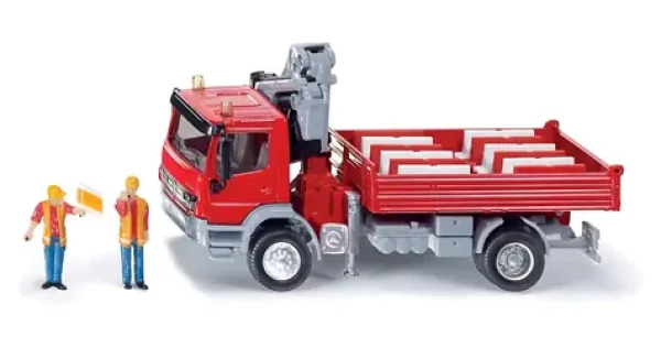 Siku Auto Mercedes- Benz Atego s otočným žeriavom