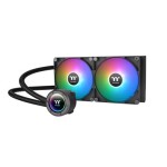 Thermaltake TH280 V2 ARGB čierna / AIO vodný chladič CPU / 2x 140 mm / 1800 RPM @ 34.7 dB / 84.32 CFM (CL-W375-PL14SW-A)