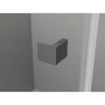 MEXEN/S - Lunar L sprchový kút päťboký krídlový pravá 100 x 90, transparent, grafit metal 831L-100P-090L-95-00-P