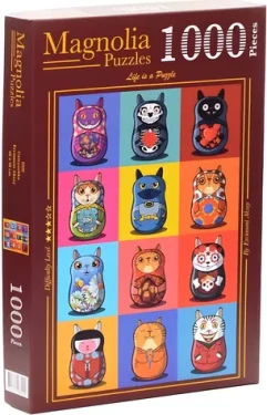 MAGNOLIA Puzzle Catryoshky