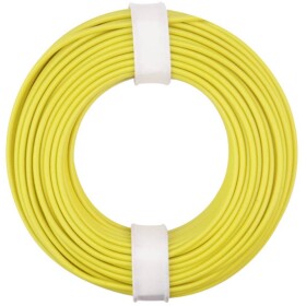 Donau Elektronik 125-013 opletenie / lanko 1 x 0.25 mm² žltá 10 m; 125-013