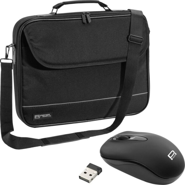 Pedea PEDEA Notebooktasche "Fair" 43,9cm (17,3"), schwarz + Maus