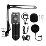 MED MT397S čierna / Mikrofón / XLR / 150 ? / stolný stojan / 2,4 m kábel (MT397S)