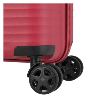 Príručný kufor Travelite Air Stripe 4w S exp Red