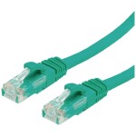 Value 21.99.1083 RJ45 sieťové káble, prepojovacie káble CAT 6 U/UTP 10.00 m zelená netienený, bez halogénov, samozhášavý 1 ks; 21.99.1083