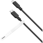 YENKEE YCU 635 BK SILIC Kábel USB-C (M) - Lightning (M) 1.5m čierna / 27W / 480Mbps (8590669356911)