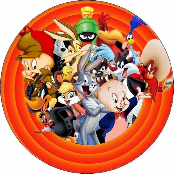 Jedlý papier Looney Tunes postavy 19,5 cm - Pictu Hap - Pictu Hap