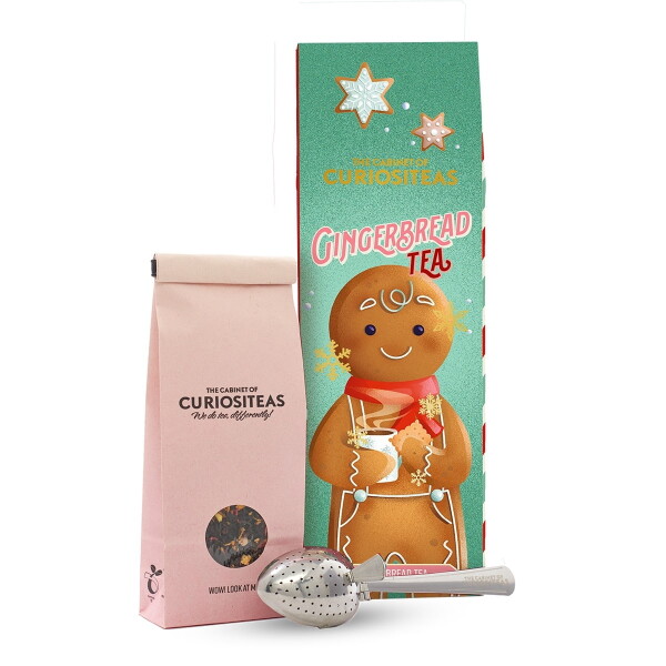 The Cabinet of CURIOSITEAS Vianočný čierny čaj Gingerbread Cookies 70 g + sitko