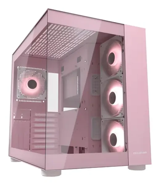 COUGAR FV150 ARGB ružová / PC skriňa / ATX / micro-ATX / mini-ITX / priehľadná bočnica / bez zdroja (CGR-5KA1P-RGB)