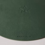 Eulenschnitt Oboustranné prostírání Star Green Ø 35 cm