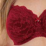 Podprsenka Bobette s kosticami, Full Cup 5289, rubínová – RosaFaia 528 rubín 95G