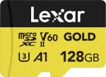 Lexar Lexar microSDXC GOLD UHS-II/C10/A1/U3 R280/W100 (V60) 128GB