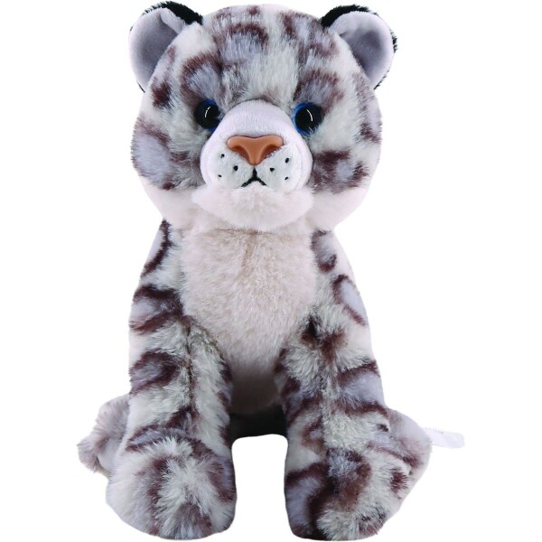 Snežný leopard sediaci 22 cm