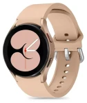 Tech-Protect Silicone Strap béžová / Remienok / pre Samsung Galaxy Watch 4/5/5 Pro/6/7/FE / silikónový