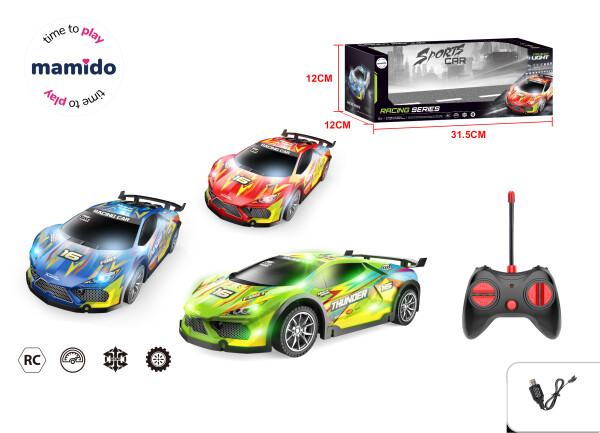 Mamido Mamido Autíčko na diaľkové ovládanie Thunder 1:16 červené