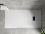 MEXEN/S - Hugo sprchová vanička SMC 170x80, biela, krytka čierna 42108017-B