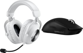 Logitech G Pro X2 Lightspeed Białe (981-001269) + G PRO X SuperLight 2 (910-006630)