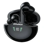 Awei T12P čierna / Bezdrôtové slúchadlá / TWS / Bluetooth 5.3 / dobíjacie púzdro (T12P)