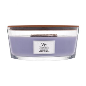 WoodWick Lavender Spa Elipsa 453.6g - sviečka loď / doba horenia: až 40 hg (76492E)