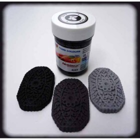 Gélová farba (Black) čierna 35 g - Food Colours - Food Colours