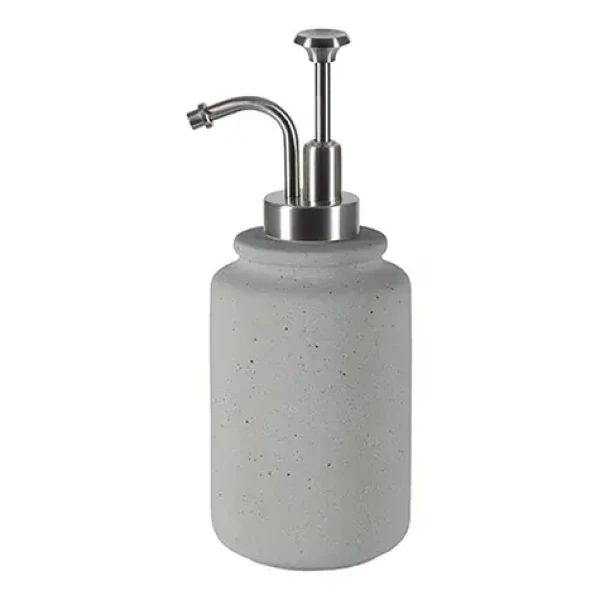 Spirella CEMENT dávkovač mydla šedý / keramika / 450 ml