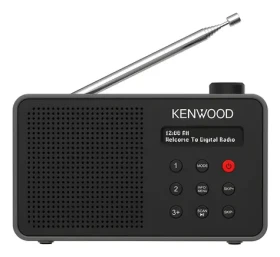 Kenwood CR-M25DAB čierna / DAB+ rádio / Bluetooth 5.3 / USB-C / LCD displej / výdrž batérie 7 h (CR-M25DAB-B)