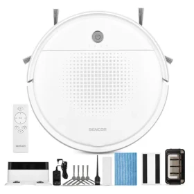 Sencor SRV 1550WH biela / robotický vysávač / vysávanie mopovanie / 18W / 60dB (8590669360116)