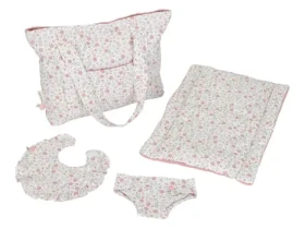 Little Dutch Prebaľovacia taška pre bábiky Soft Flowers