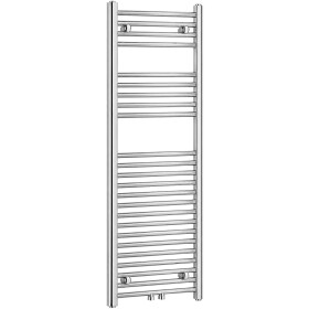 CERANO - Kúpeľňový radiátor Benito - stredové pripojenie 50mm/bočné - 377 W - chróm - 1200x450 mm CER-600907