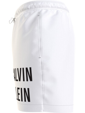 Pánske plavky Medium Drawstring Swim Shorts Intense Power KM0KM00739YCD biela - Calvin Klein XL