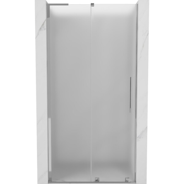 MEXEN/S - Velar L posuvné sprchové dvere 110, dekor, chróm 871-110-003-31-01