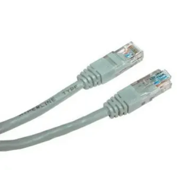 UTP patchcord Cat.6 0,5 m šedý economy / Patch kábel / RJ45-RJ45 / netienený