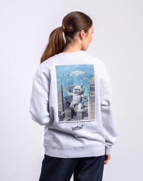 Carhartt WIP W' Wiptopia Script Sweatshirt Ash Heather/ Dusky Beige S