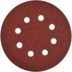 GEKO Brúsny disk 125 mm / Brúsny papier / Zrnitosť P220 / 8 otvorov / 50 ks (SPLG78659)