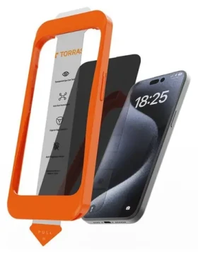 Torras Install Master iPhone 16 PLUS / Tvrdené sklo / Tvrdosť 9H+ / Redukcia modrého svetla / Ochrana proti pádu z 2,44 m (X00FX1541)