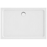 CERANO - Sprchová vanička obdĺžniková Brio - SMC/minerálny kompozit - štruktúrovaná biela - 140x80x4 CER-679506