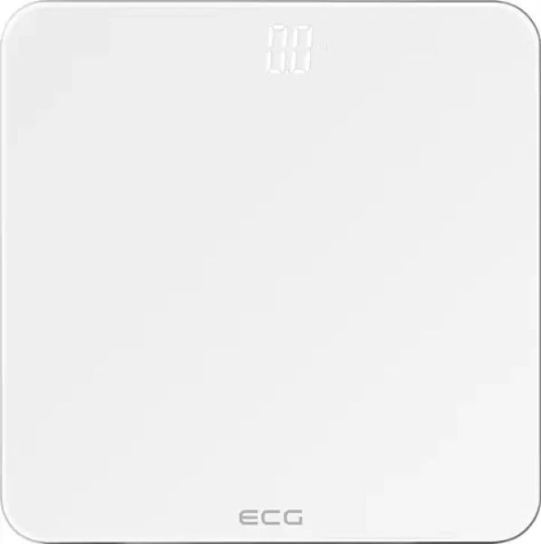 ECG OV 1821 biela / osobná váha / maximálne 180 kg / presnosť 100 g / LED displej / tvrdené sklo / 3x AAA batérie (100000656338)