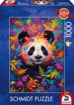 Schmidt Puzzle Panda v dúhovom lese
