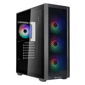 Silverstone FARA 515XR čierna / PC skriňa / Midi-Tower / ATX / 4X 120mm ARGB / temperované sklo (SST-FA515XR-BG)