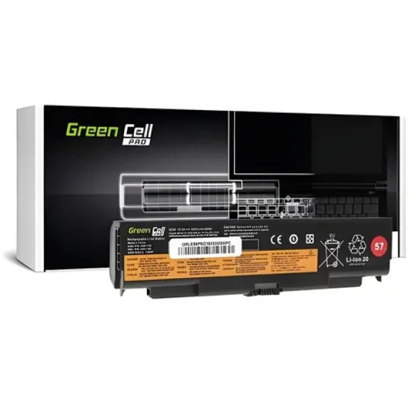 Green Cell LE89PRO / Batéria pre Lenovo ThinkPad T440p T540p W540 W541 L440 L540 / Li- ION / 11.1V / 5200mAh (LE89PRO)