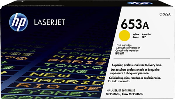 HP 653A Yellow Originál (CF322AC)