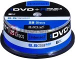 INTENSO 25 ks / Optické médium / DVD+ R DL / 8.5 GB / 8x / Spindl (4311144)