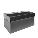 Kúpeľňová skrinka s umývadlom SAT Feel 100x30x46 cm antracit mat SATFEEL100ANTU3 SATFEEL100ANTU3