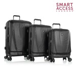 Heys Vantage Smart Luggage S,M,L Black – sada 3 kufrů