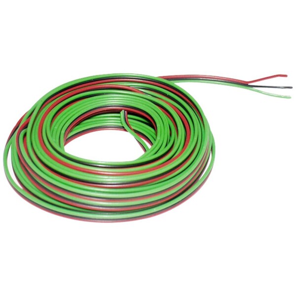 Econ connect KL3X014RTSWGN5 opletenie / lanko 3 x 0.14 mm² červená, čierna, zelená 5 m; KL3X014RTSWGN5