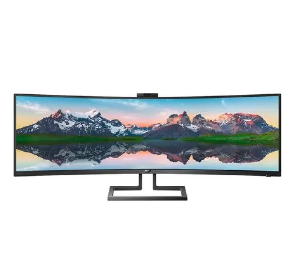 49" Philips 499P9H čierna / VA / LED / 5120 x 1440 / 32:9 / 60Hz / 5ms / 3000:1 / 450cd-m2 / DP HDMI USB-C (499P9H/00)