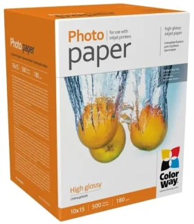 Colorway Fotopapier / Vysoko lesklý / 10x15 / 180g/m2 / 500 listov (PG1805004R)