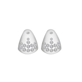 Hot Diamonds Dizajnové strieborné náušnice s diamantmi a topásami Spritz DE835