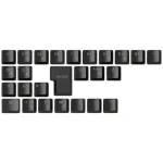 Glorious vymeniteľné klávesy GMMK ABS Doubleshot V2 (ISO DE) čierna / ABS / 26 ks / ISO DE layout / Cherry MX(+) (GLO-KC-ABS-DEKIT-B)