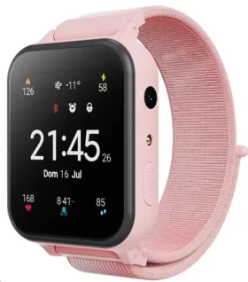 Canyon Alfie KW-37 ružová / Chytré hodinky / 1.69" IPS / IP66 / Nano-SIM / obojsmerné volanie / 16 hier / 512MB / MP3 (CNE-KW37PP)